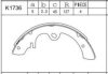 NISSA 44060B8625 Brake Shoe Set
